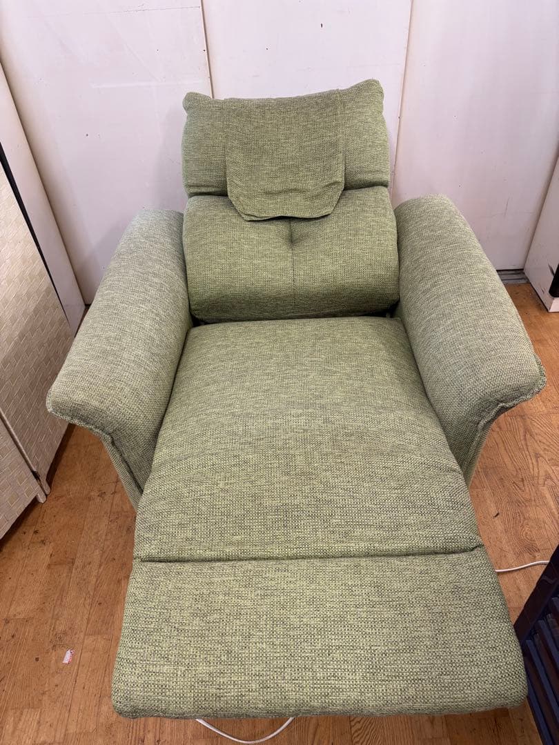 M028　ニトリ　1P電動リクライニングソファ　ソファ　幅950ｍｍ