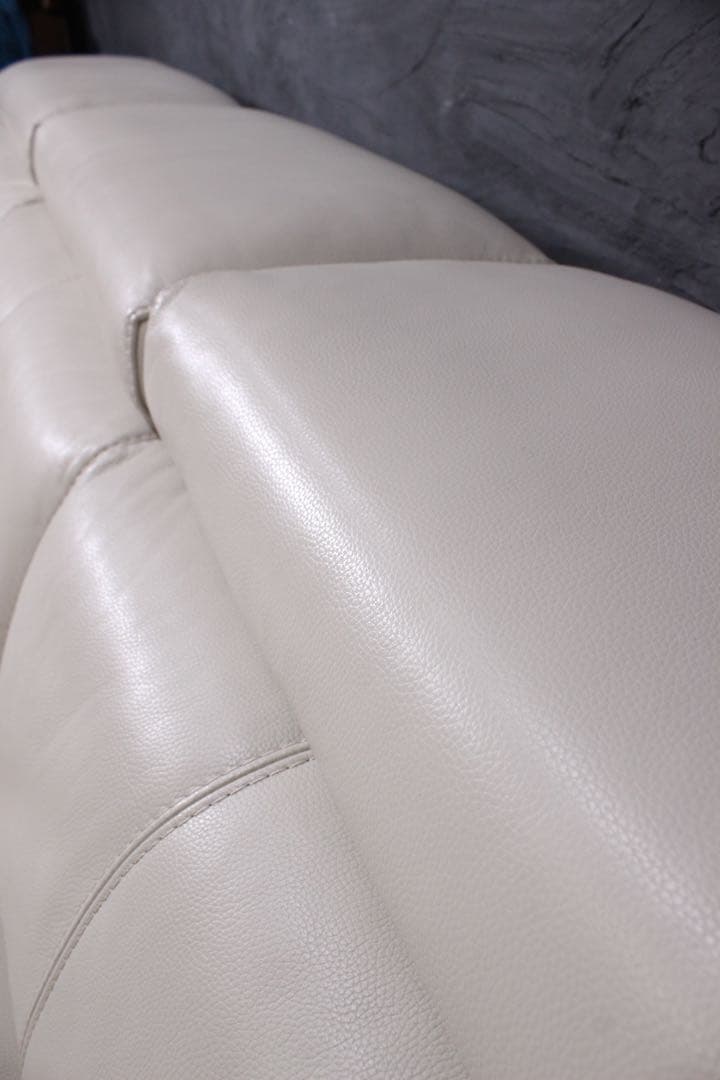 首都圏送無料〜ワタリジャパン 35万極上　本革　コーナー　ソファ　オフホワイト