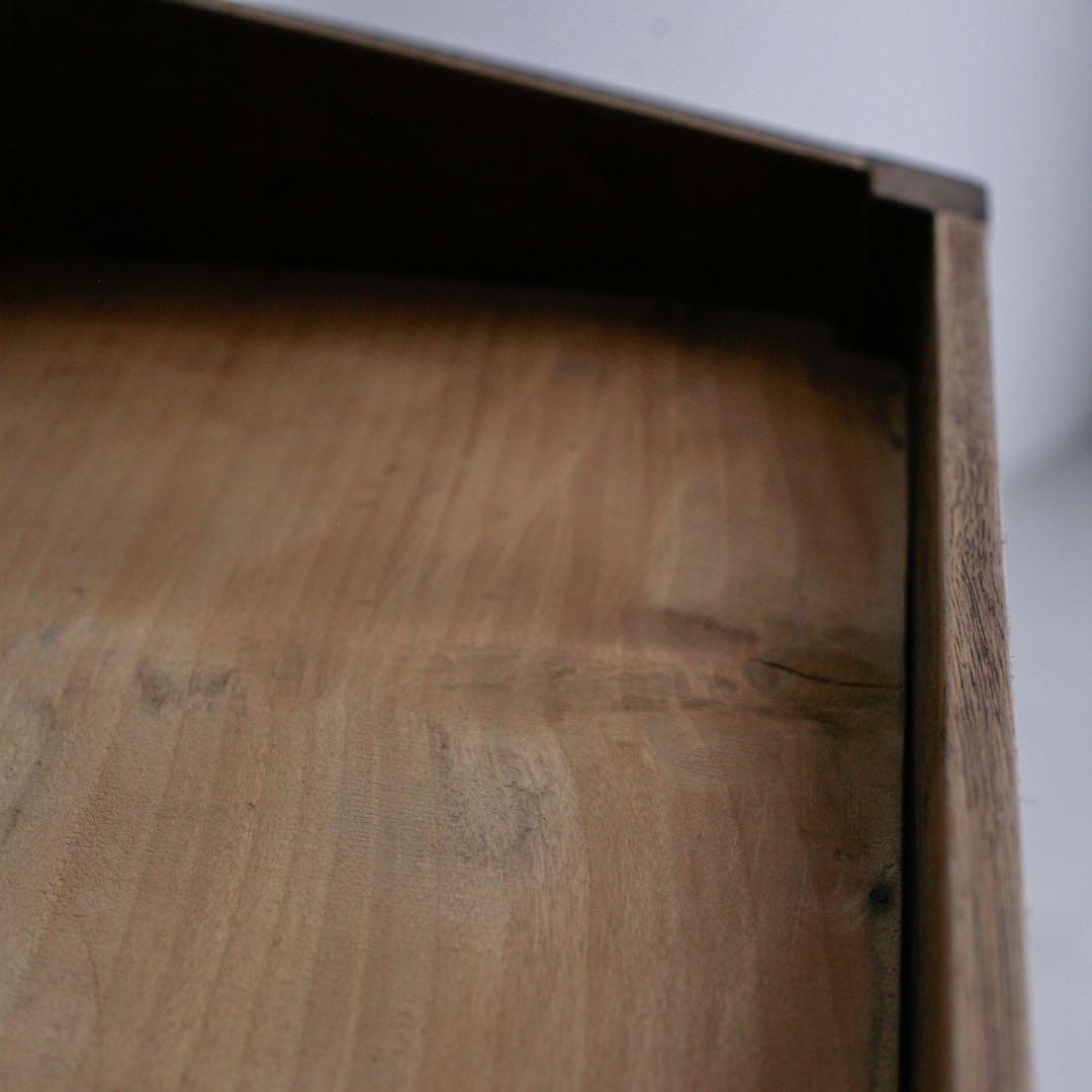 オーク材 チーク材 フランス アンティークデスク 無垢材 ブロカント 古家具