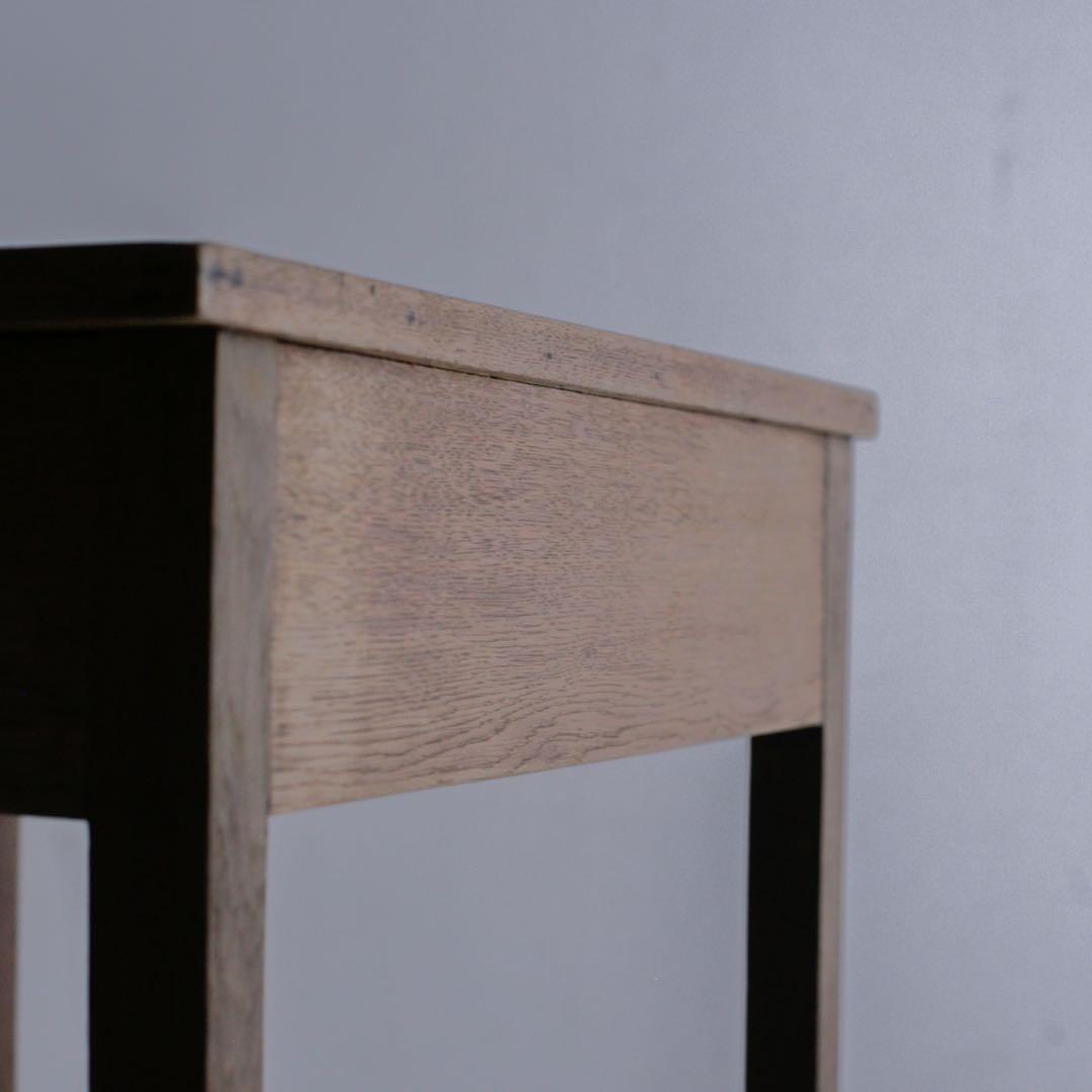 オーク材 チーク材 フランス アンティークデスク 無垢材 ブロカント 古家具