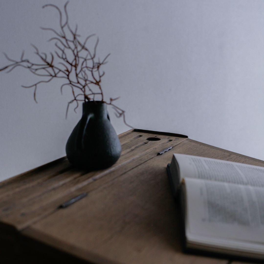 オーク材 チーク材 フランス アンティークデスク 無垢材 ブロカント 古家具