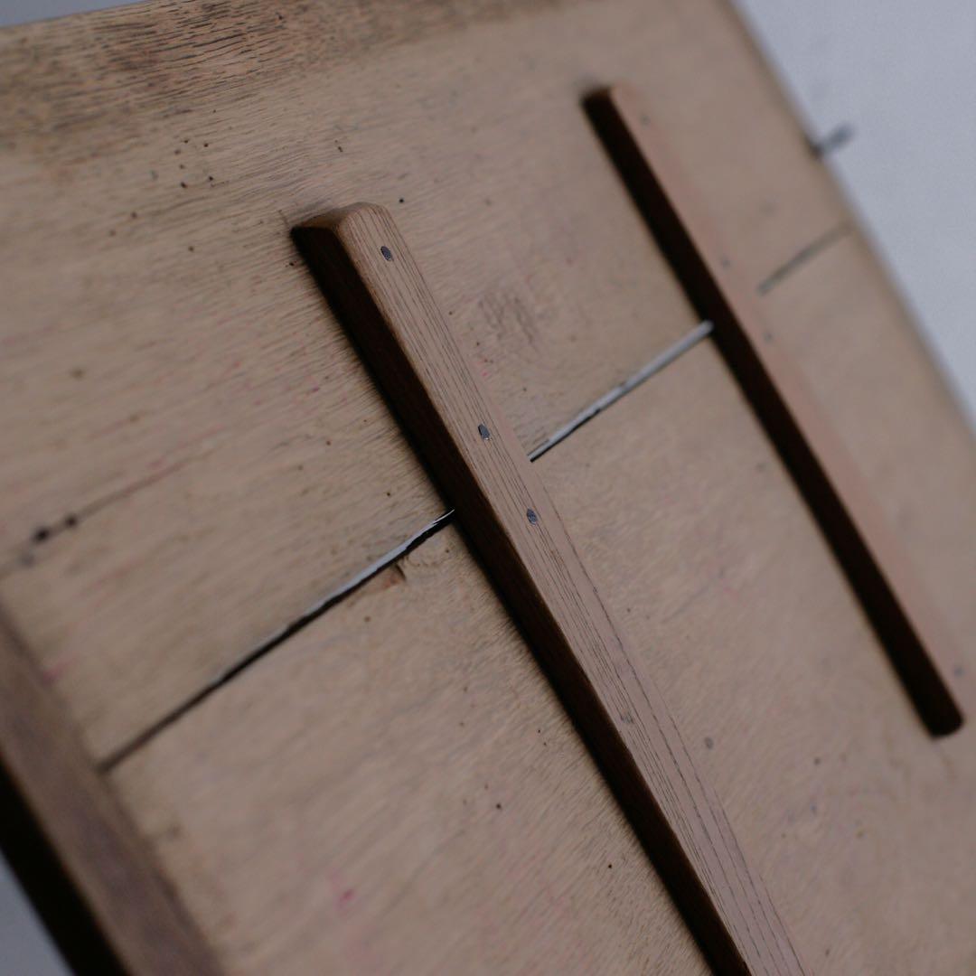 オーク材 チーク材 フランス アンティークデスク 無垢材 ブロカント 古家具