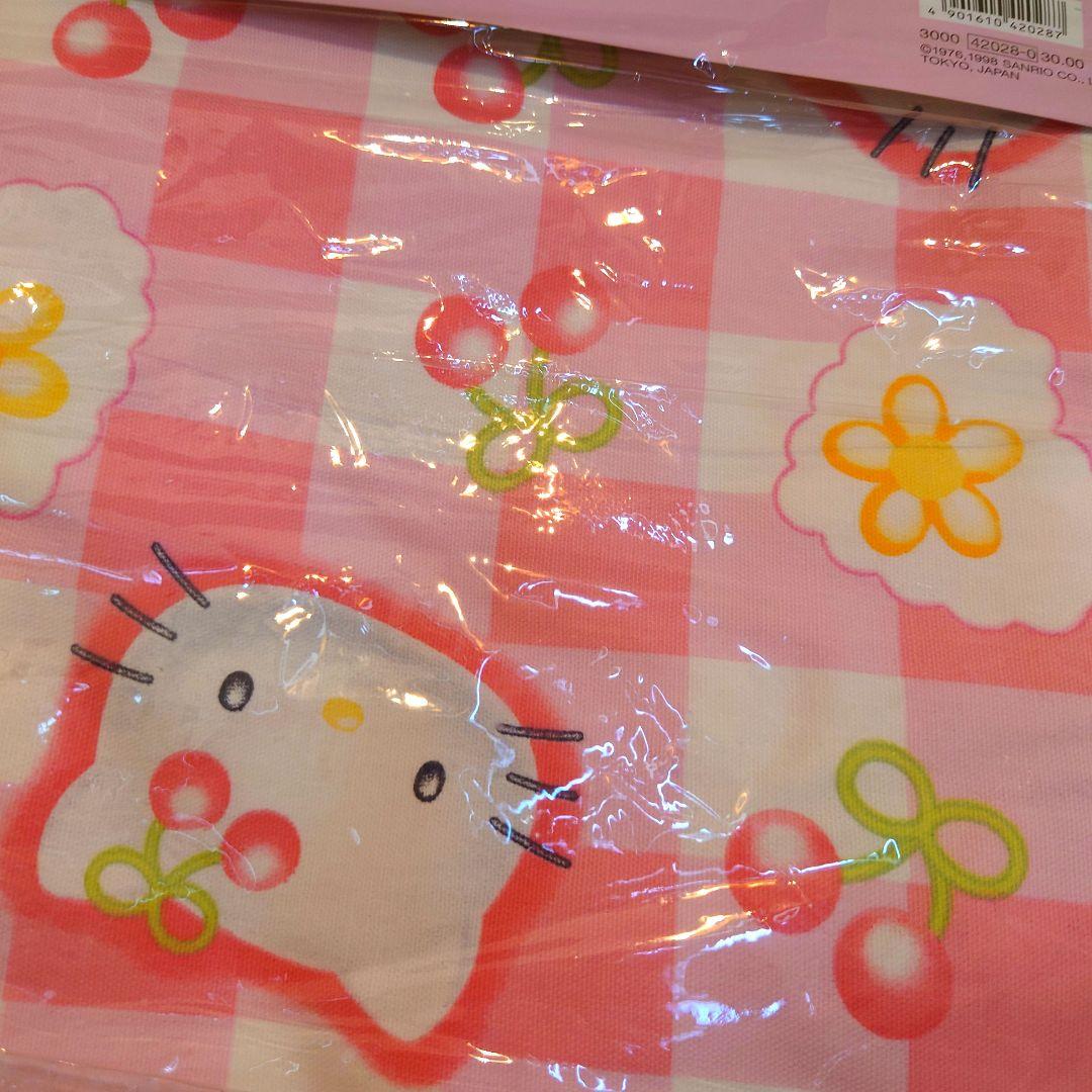 ハローキティ テーブルクロス さくらんぼ カオハナ レトロ 平成 1998