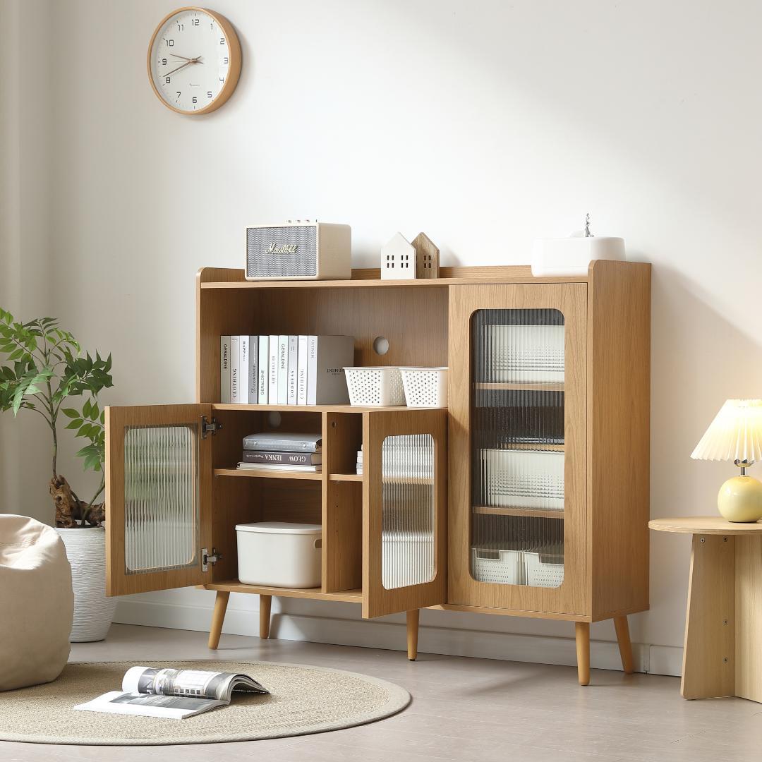 キャビネット サイドボード 食器棚 キッチンキャビネット チェスト 大容量