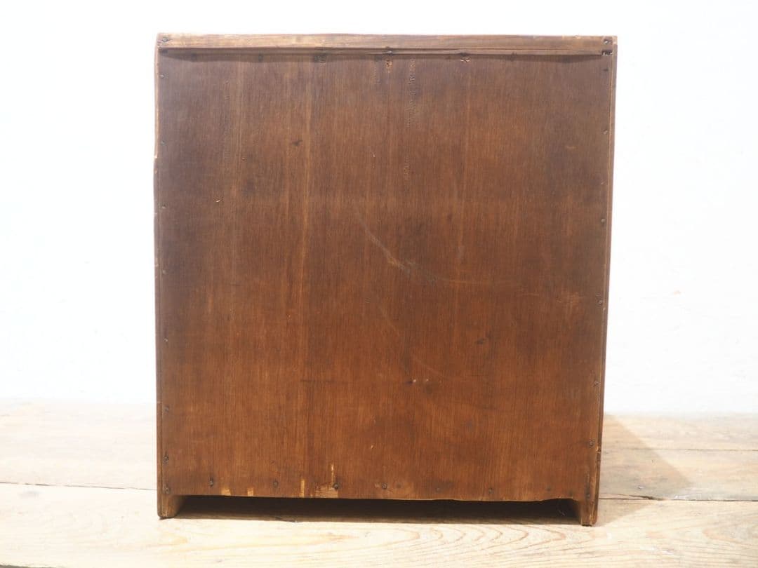 1308 ヴィンテージ　レトロな小引き出し　収納棚　書類ケース　古家具　古道具