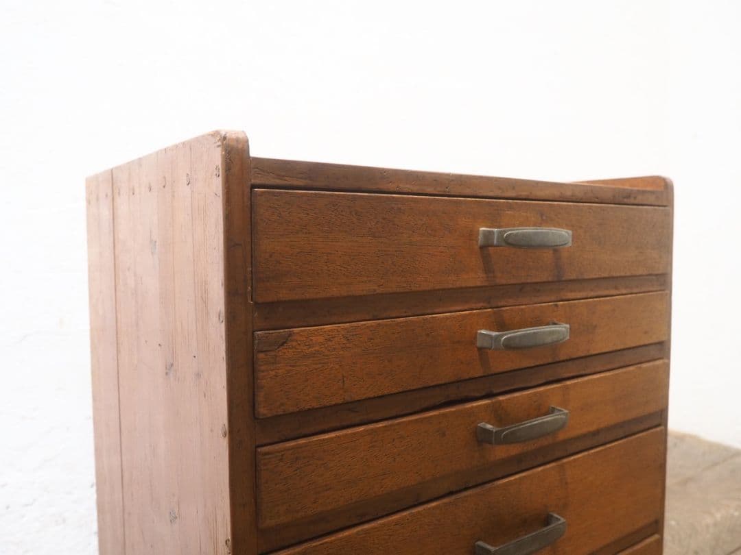 1308 ヴィンテージ　レトロな小引き出し　収納棚　書類ケース　古家具　古道具