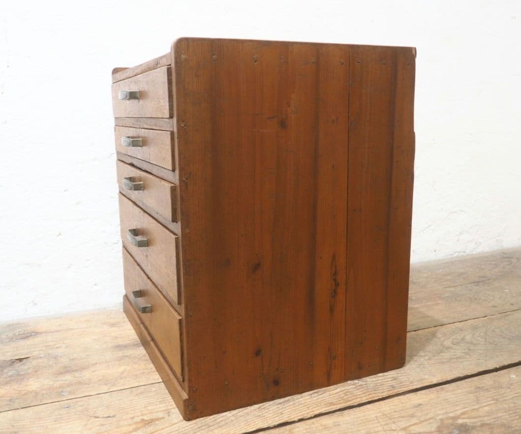 1308 ヴィンテージ　レトロな小引き出し　収納棚　書類ケース　古家具　古道具