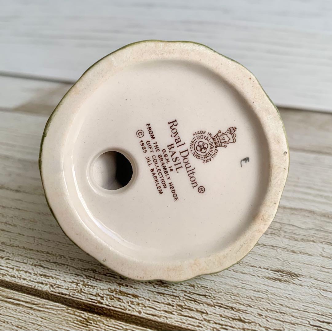 【専用】ティーズル、バジル、コンカー フィギュリン ブランブリーヘッジ 置物