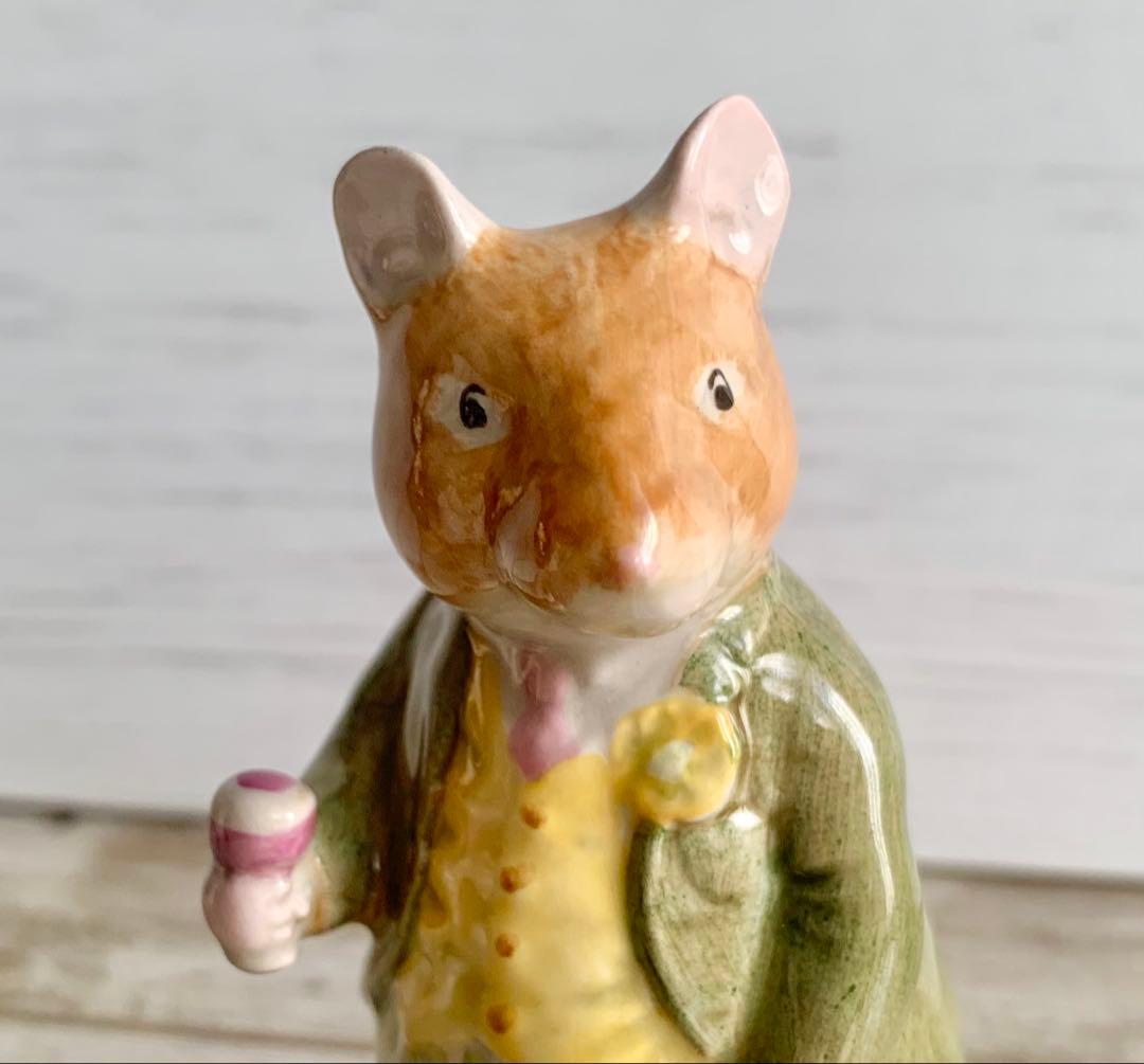 【専用】ティーズル、バジル、コンカー フィギュリン ブランブリーヘッジ 置物