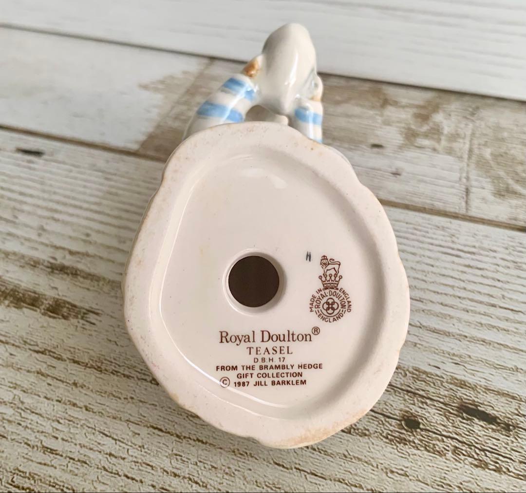 【専用】ティーズル、バジル、コンカー フィギュリン ブランブリーヘッジ 置物