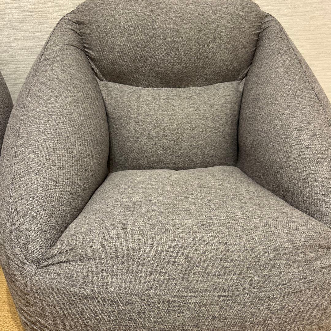 2/23-2/24配送可能　無印　空気でできたソファ　二個セット