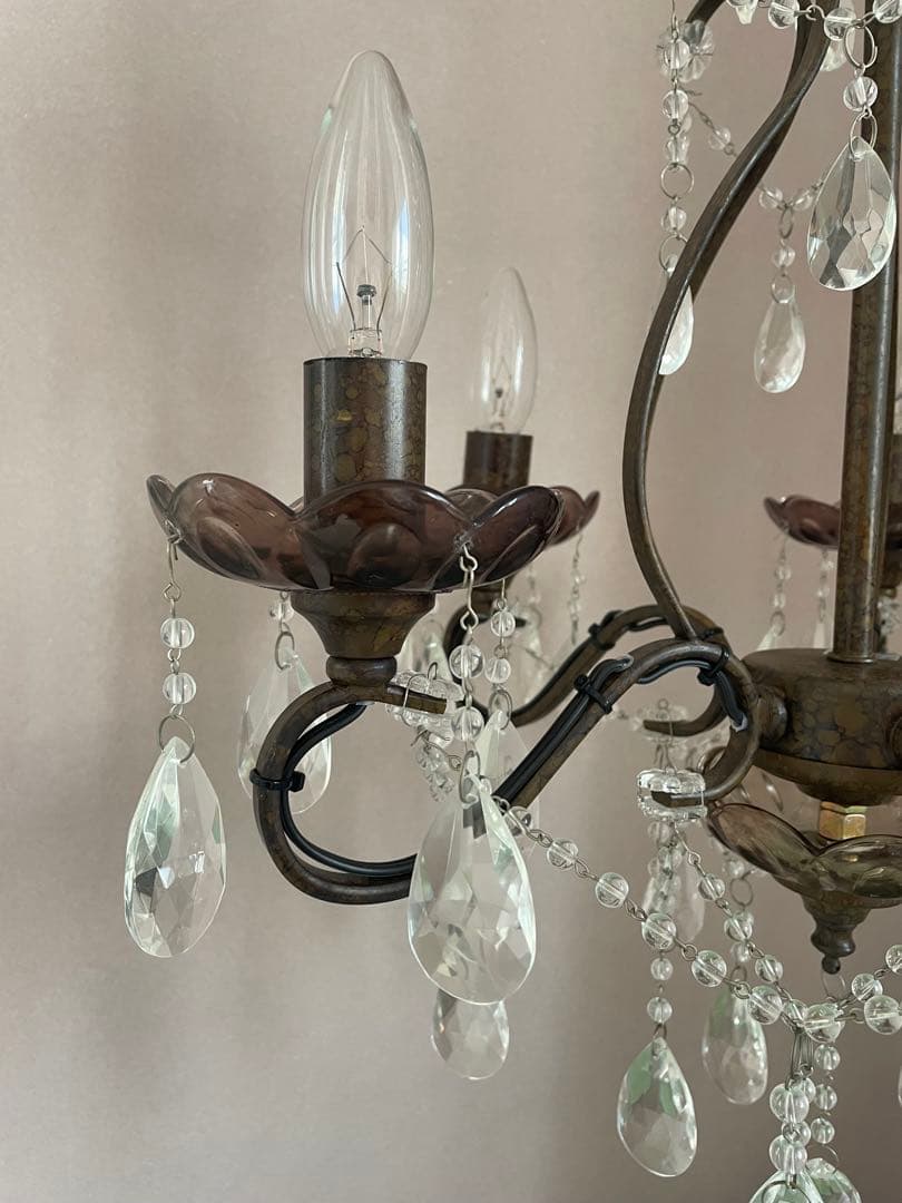 希少★ローラアシュレイShamley Chandelier5灯(シャムリー5灯)