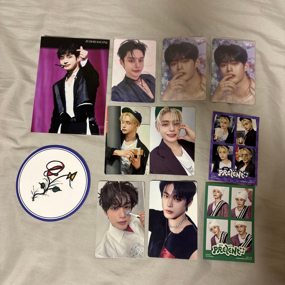 ZEROBASEONE ZB1 ジウン トレカ 写真 コースター - メルカリ