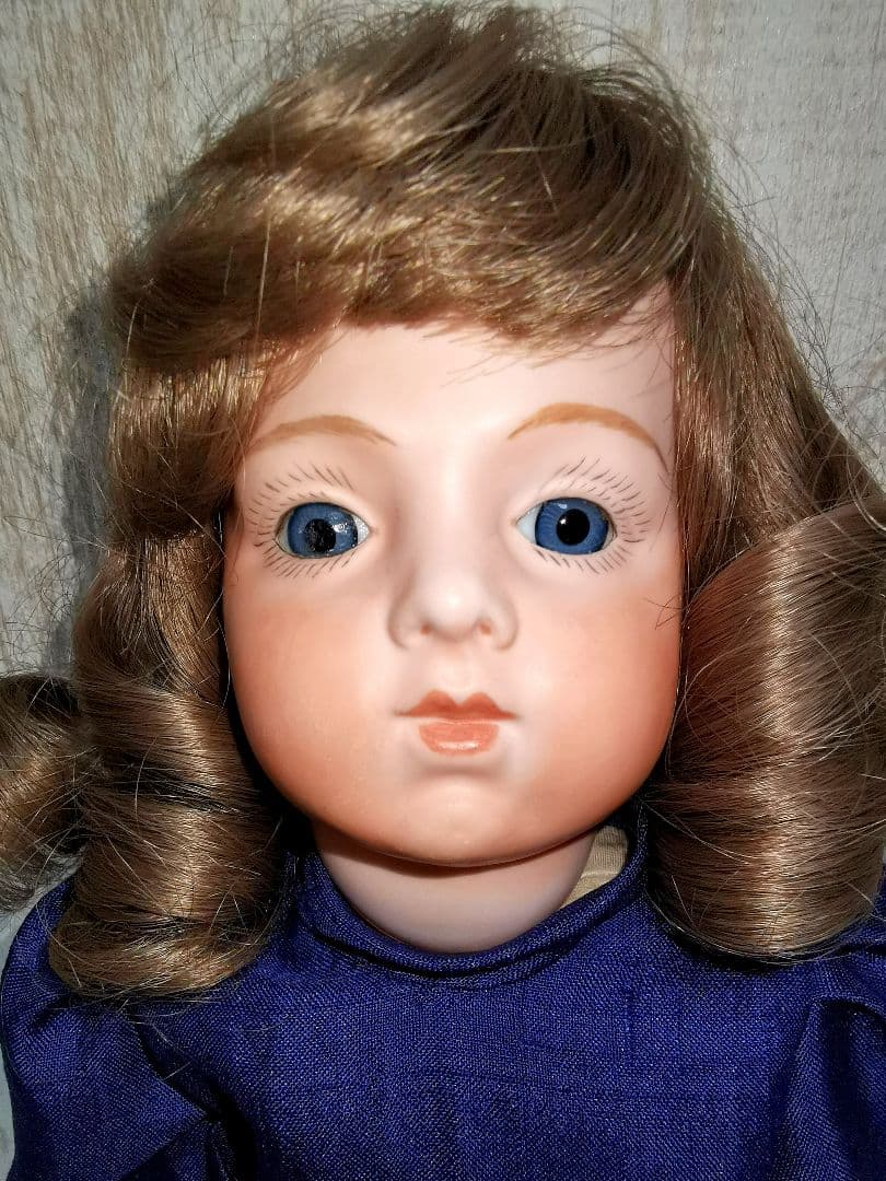 ビスクドール ブリュ・ジュン フランス アンティーク ブルーアイ 8号