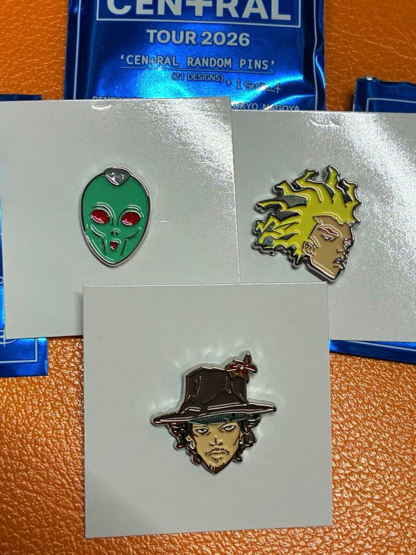 King Gnu CEN+RAL ピンバッジ常田大希キングヌー井口理 セントラル