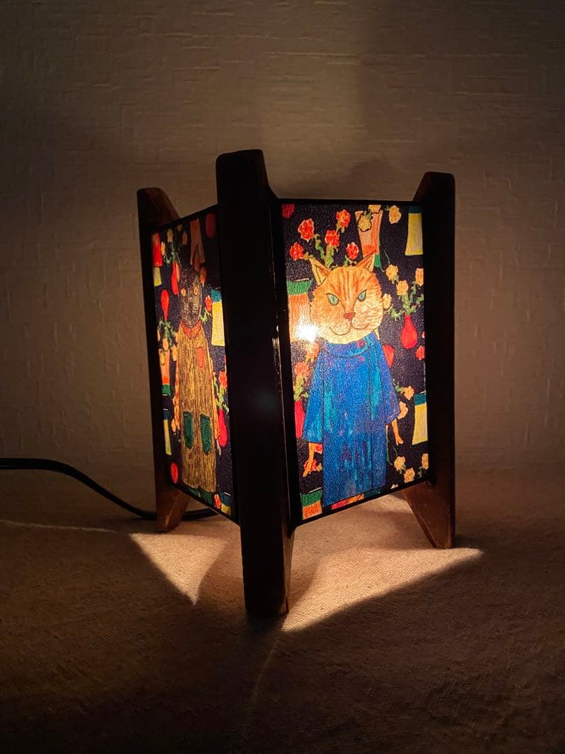 ハンドメイド⭐︎可愛い⭐︎世界で１つ　ナイトランプ　mannine マンナイン