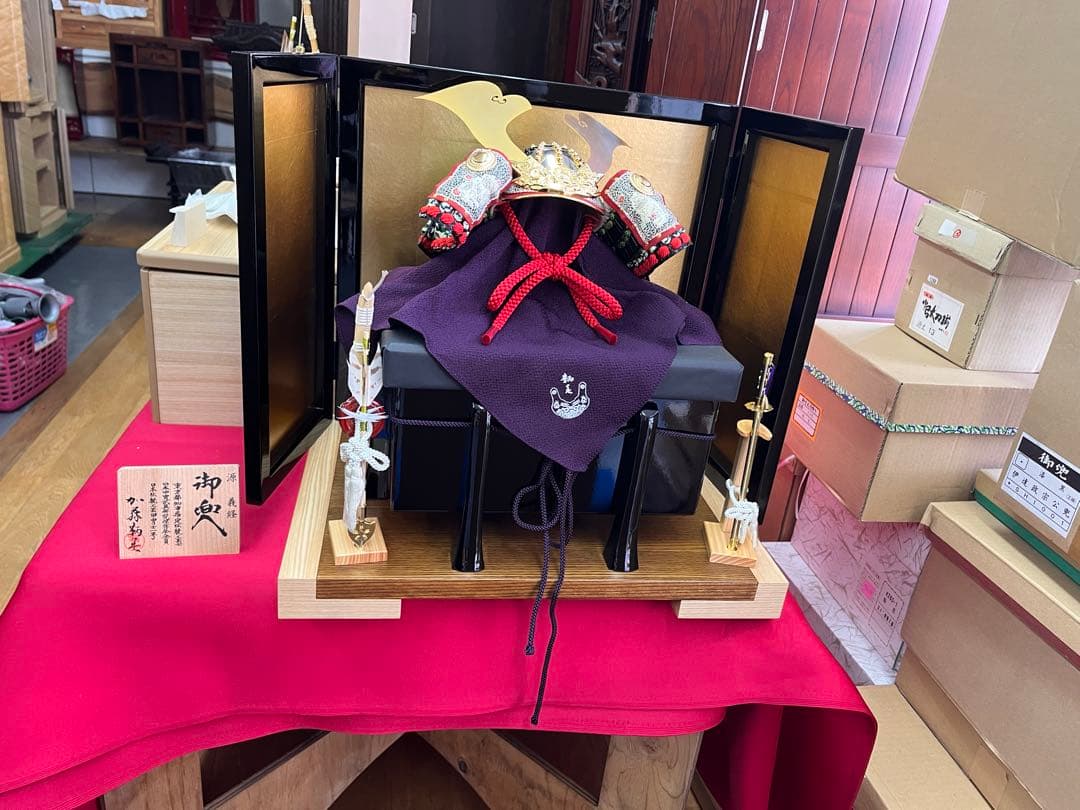 わかさや人形店閉店処分五月人形　全品9割引き