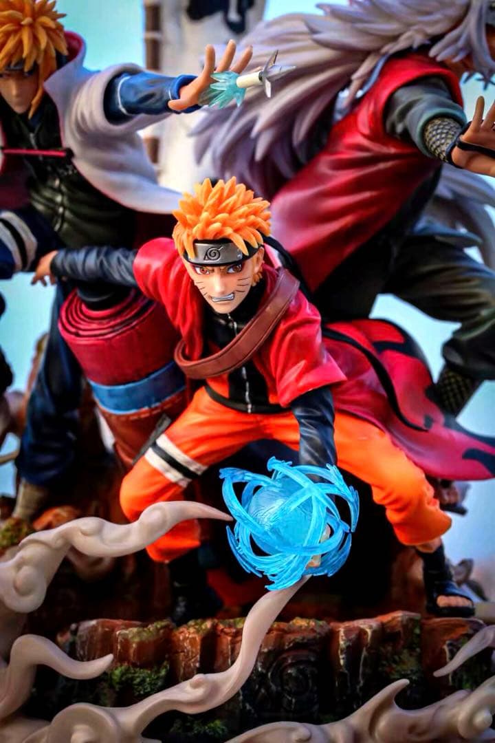 41cm NARUTO 自来也 波風ミナト ナルト フィギュア ガレージキット