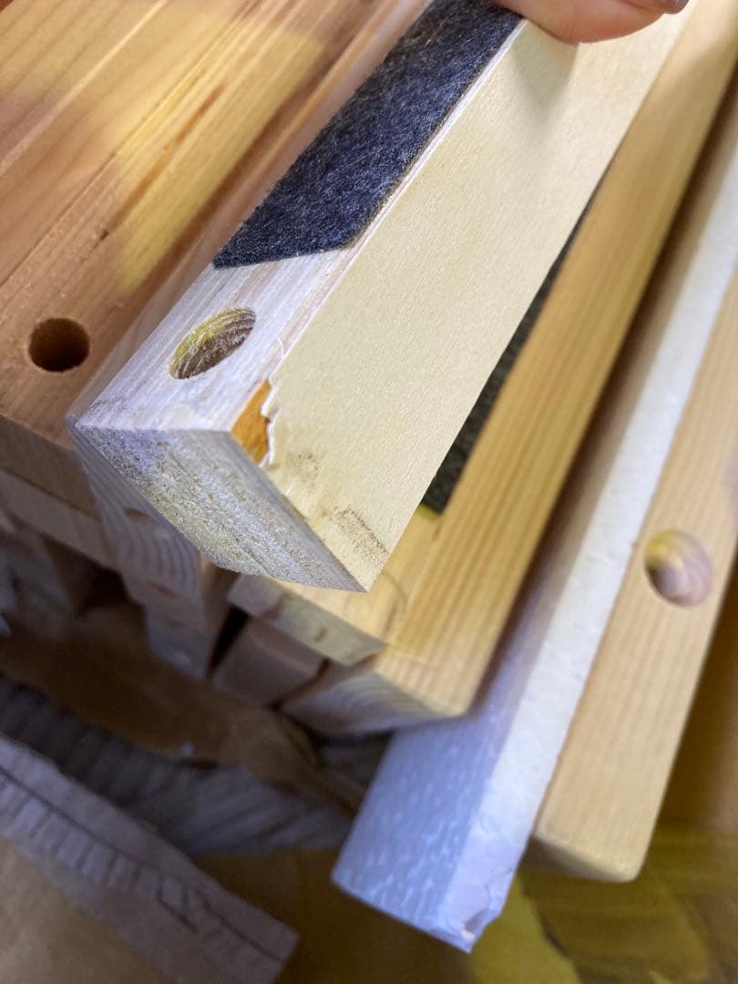 タンスのゲン ベッド シングル 天然木 北欧パイン材使用 宮棚 2口コンセント