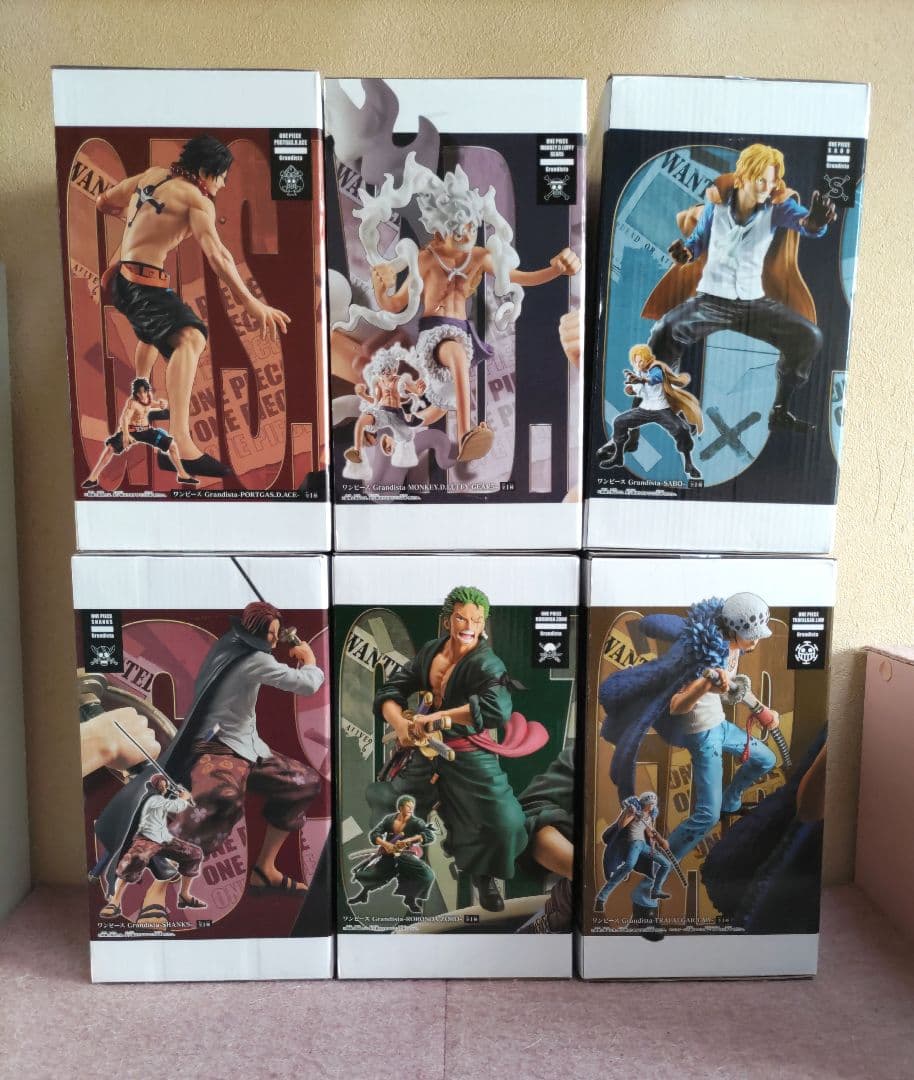 ワンピースフィギュア グランディスタ 6体セット - メルカリ