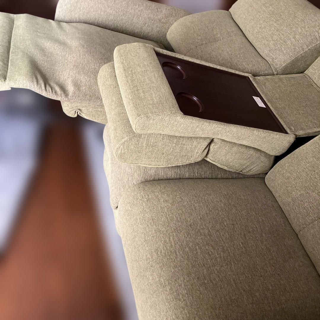 ニトリ　電動リクライニングソファ　3人掛け たのメル便で発送します