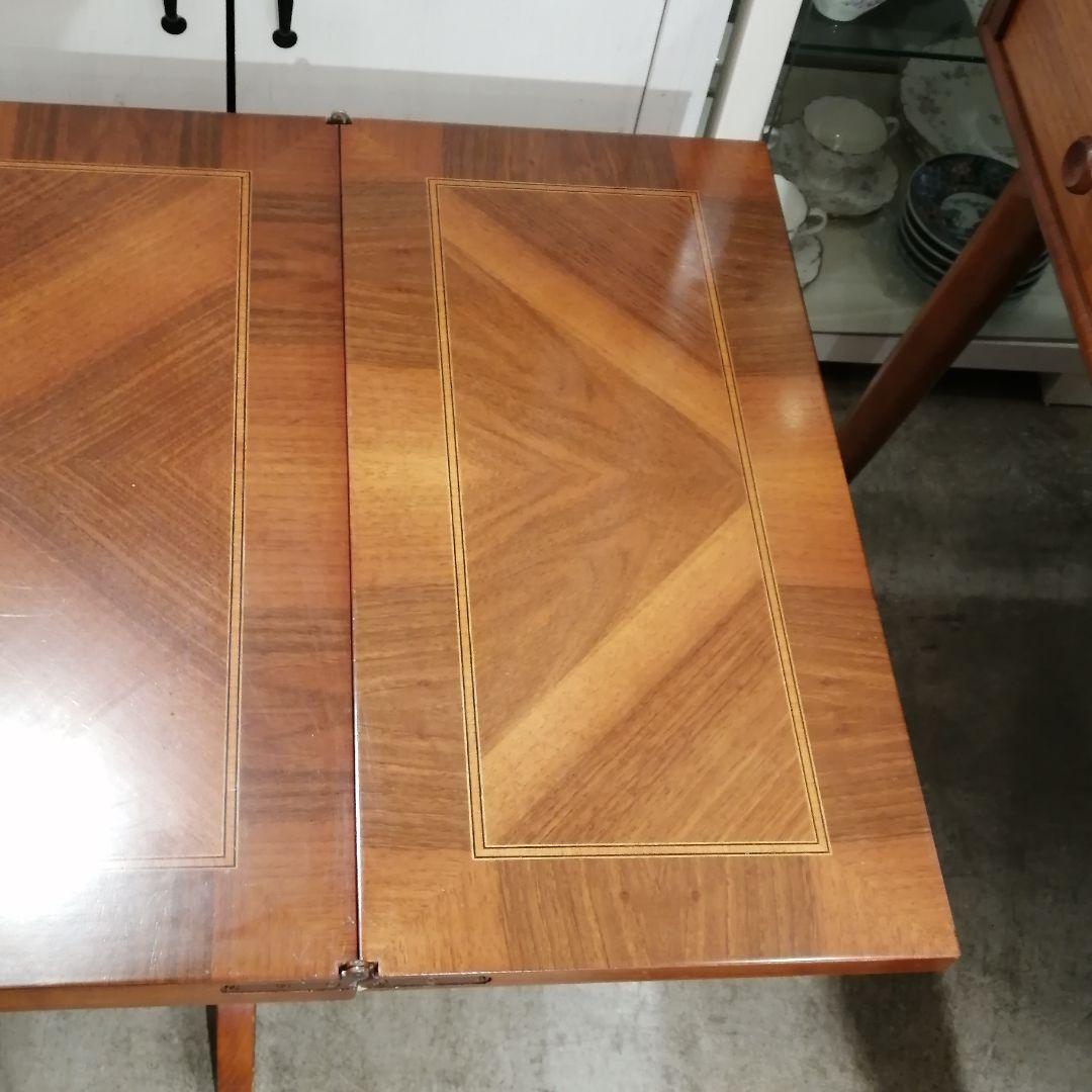 N【極美品】ヨーロピアンクラシック 拡張式 センターテーブル ローテーブル