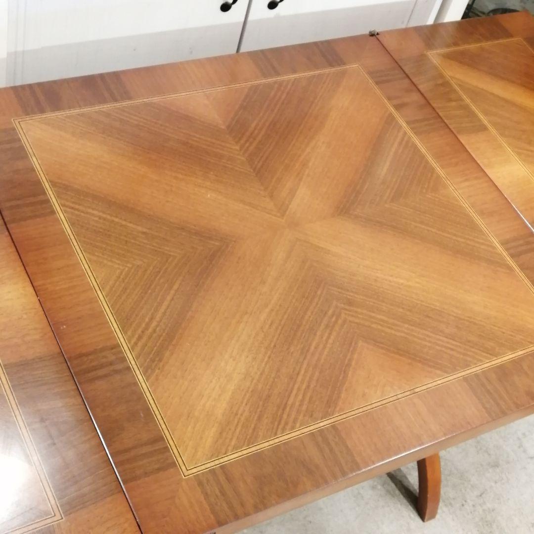 N【極美品】ヨーロピアンクラシック 拡張式 センターテーブル ローテーブル