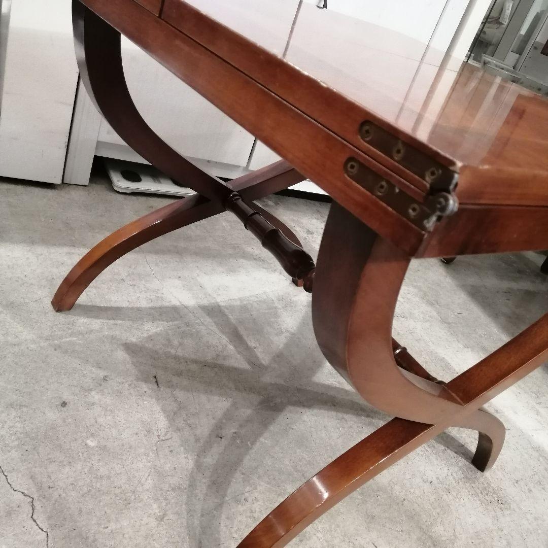 N【極美品】ヨーロピアンクラシック 拡張式 センターテーブル ローテーブル