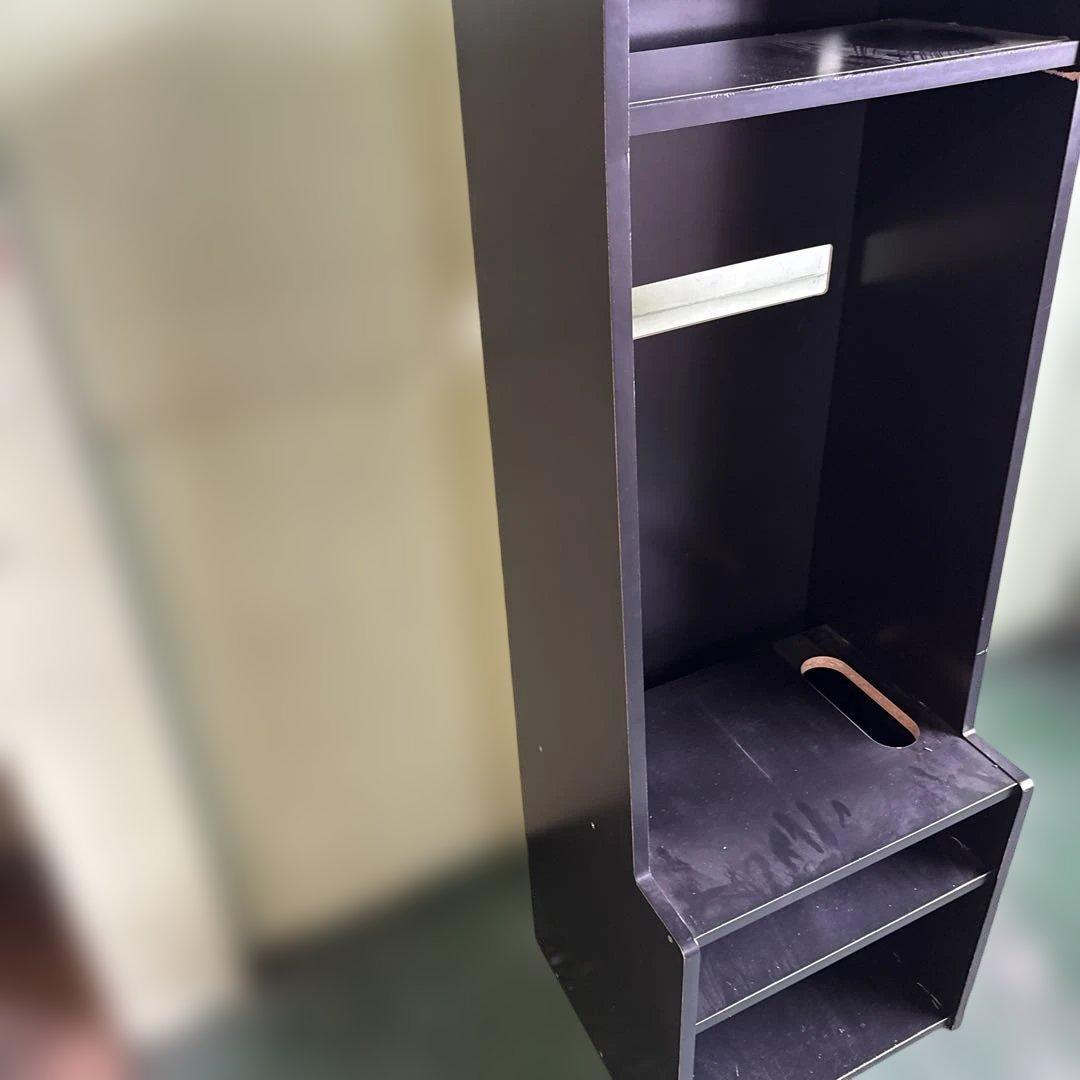 チ*た様 黒い金属製オープンシェルフ 棚 パチンコ棚 家具 キャビネット 家スロ