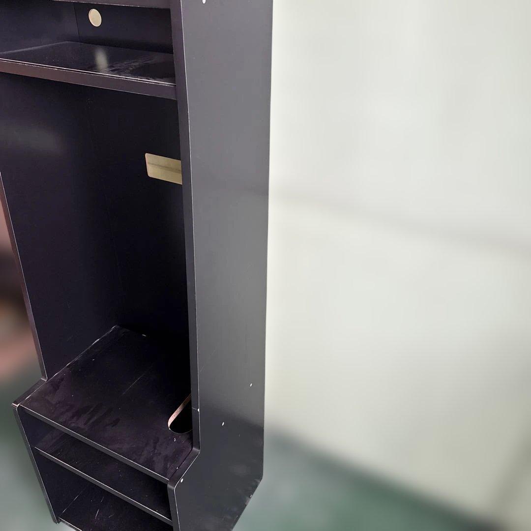 チ*た様 黒い金属製オープンシェルフ 棚 パチンコ棚 家具 キャビネット 家スロ