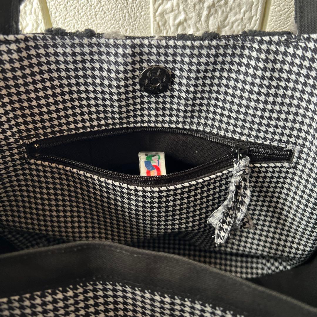 【ジョリーフルール】もふもふ　チューリップバック　S パンダブラック