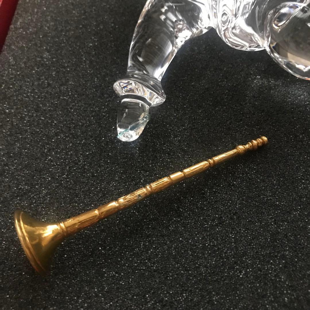 バカラ 置物 ラッパを吹くピエロ フィギュリン ※注意事項あり説明必読