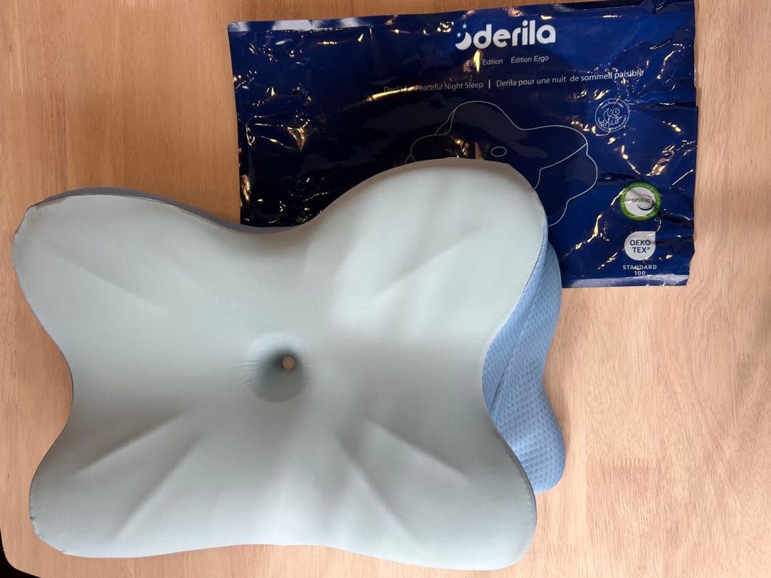 【未開封1＋美品1】Derila デリラ 枕 カバー付 2セット ドイツ製