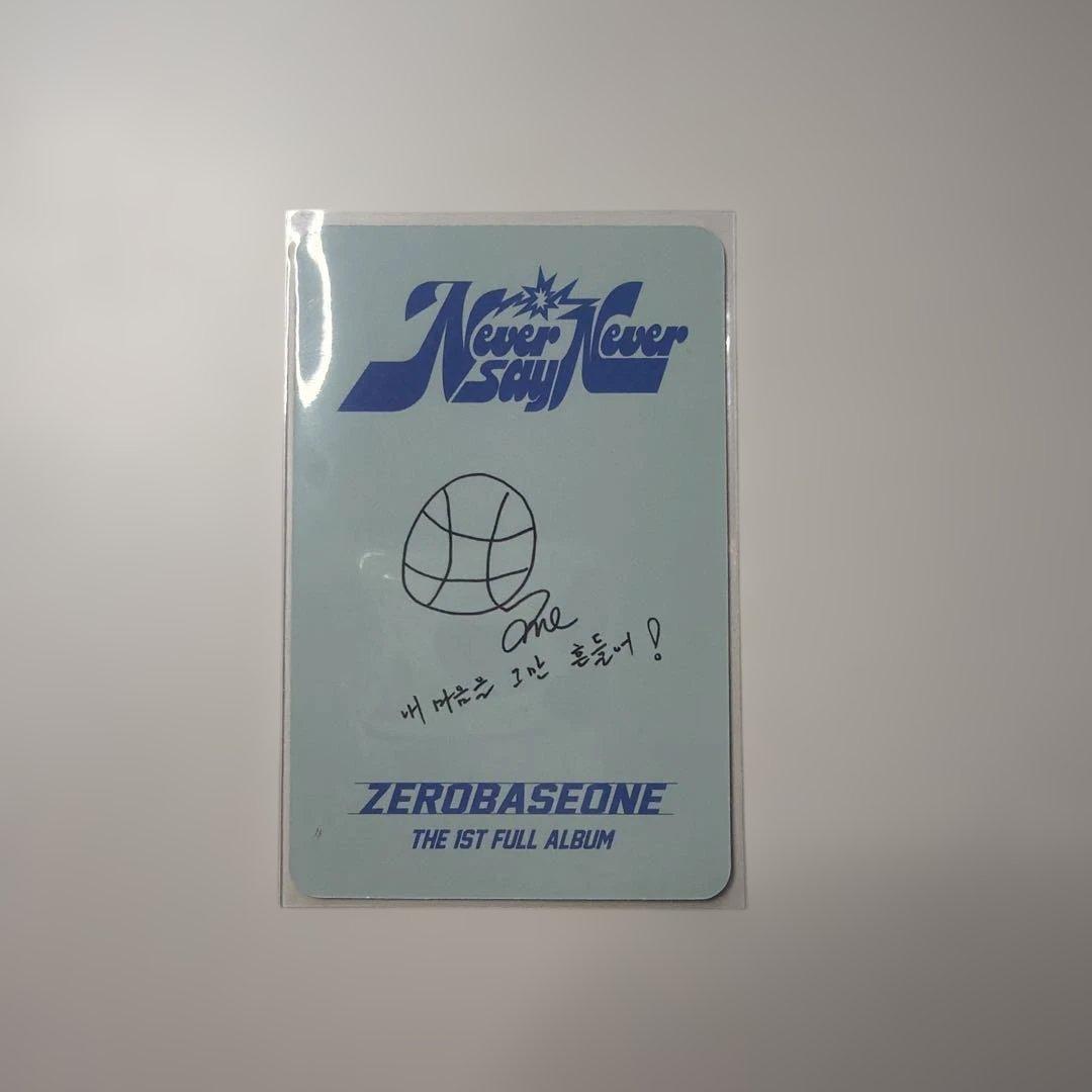 ジャンハオ ハオ zb1 Never say Never トレカ 出回り少 - メルカリ