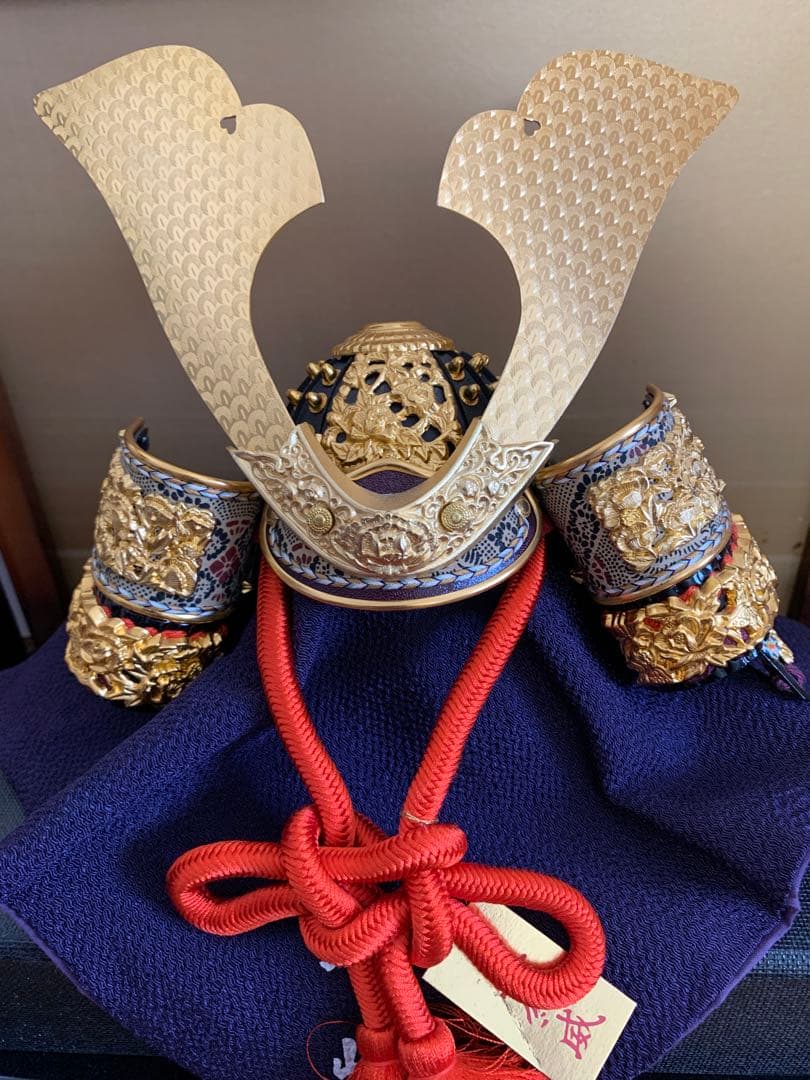 【美品】五月人形 兜飾り こどもの日 兜 端午の節句