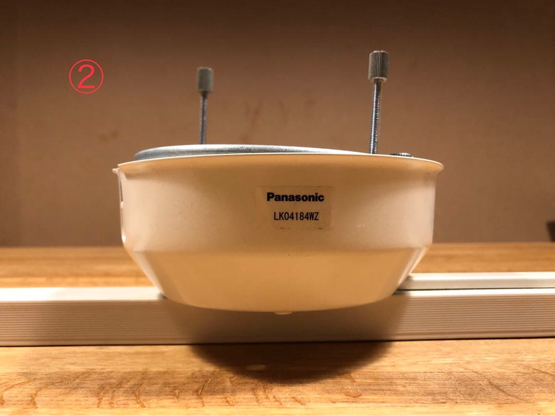 パナソニック ペンダント照明×2,ダクトレール、引っ掛けシーリング用電源コード