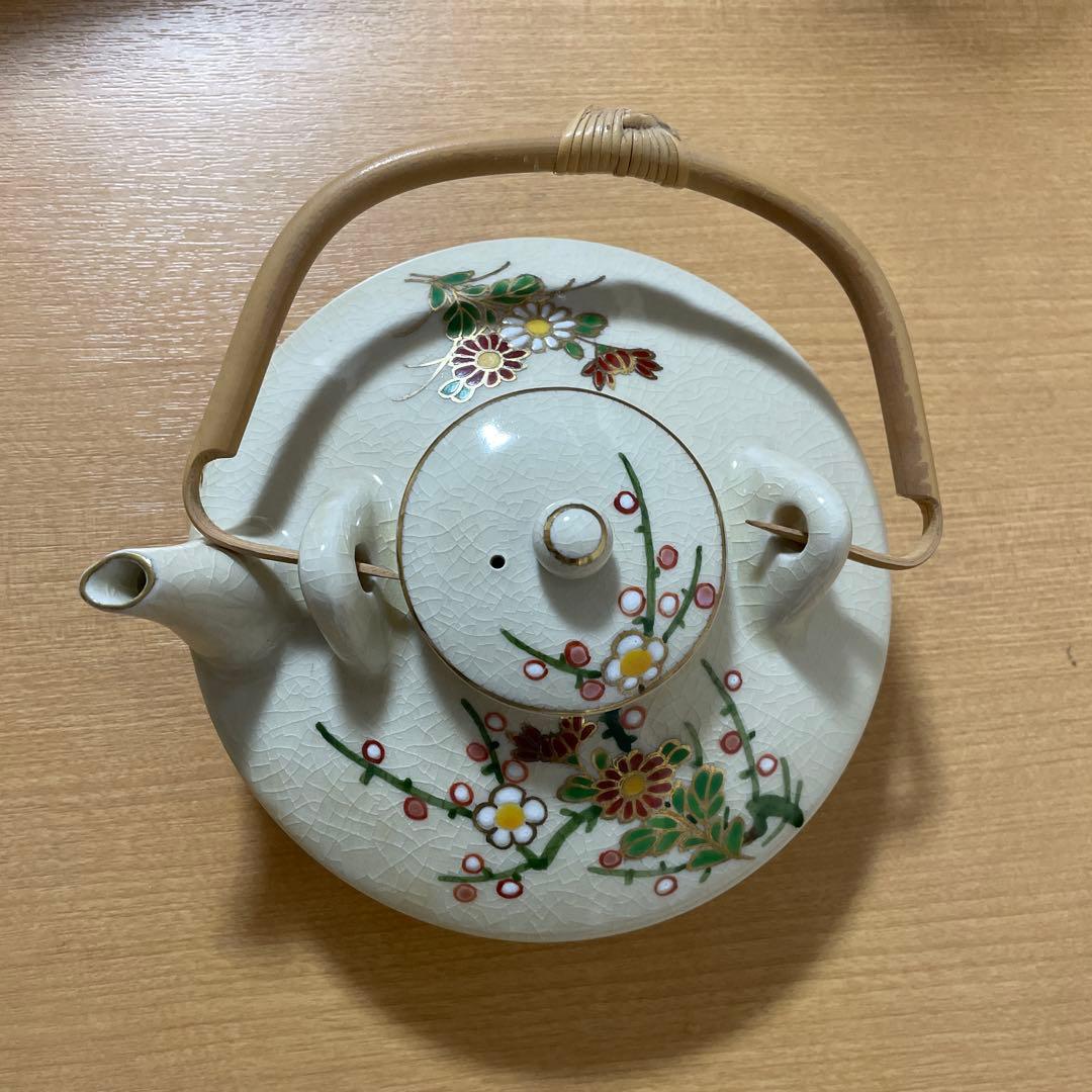 薩摩「平茶家」王陶山 かごんま白ジョカ竹製ハンドル付き - メルカリ