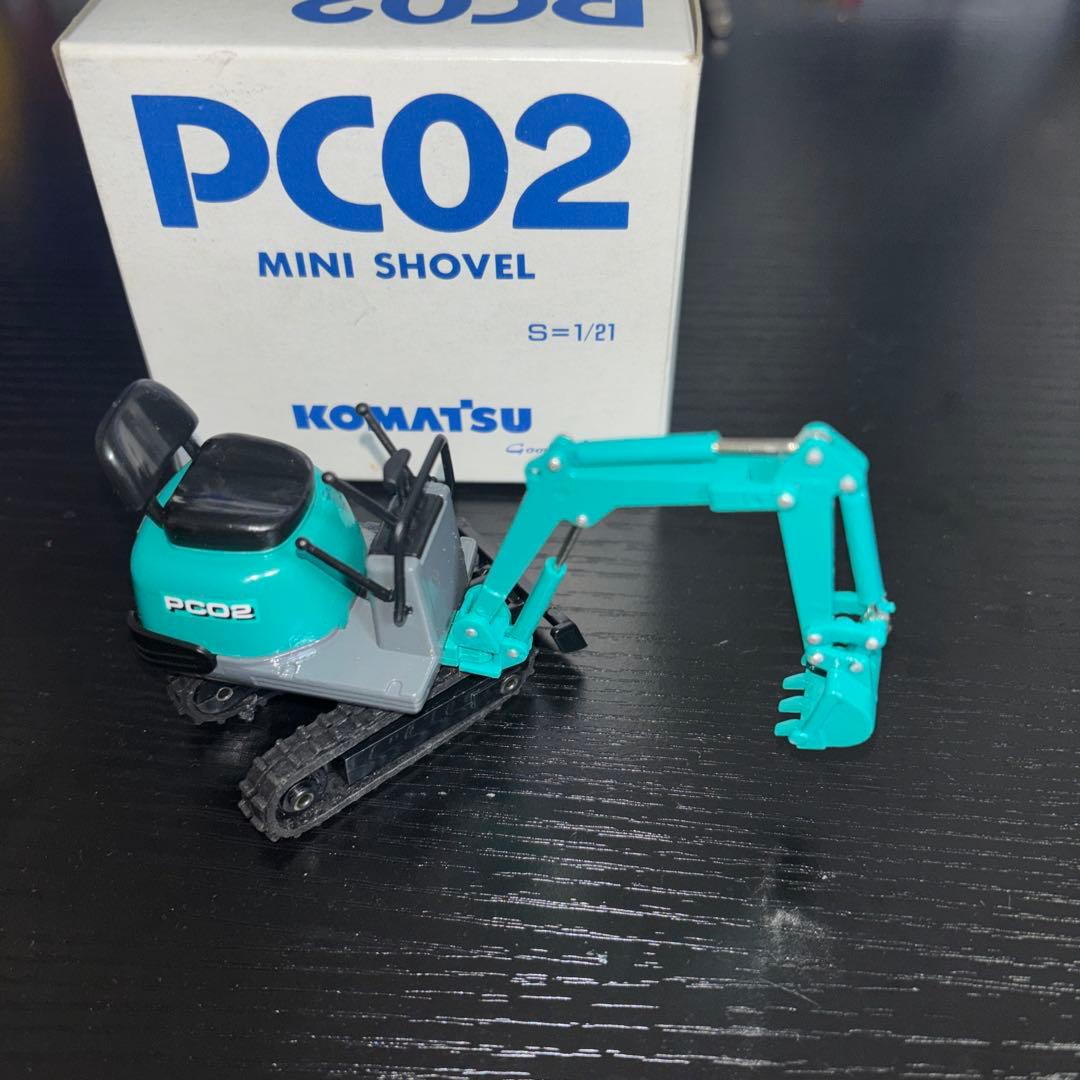 コマツ PC02 ミニショベル 1/21 パークグリーン 日本製 非売品 - メルカリ