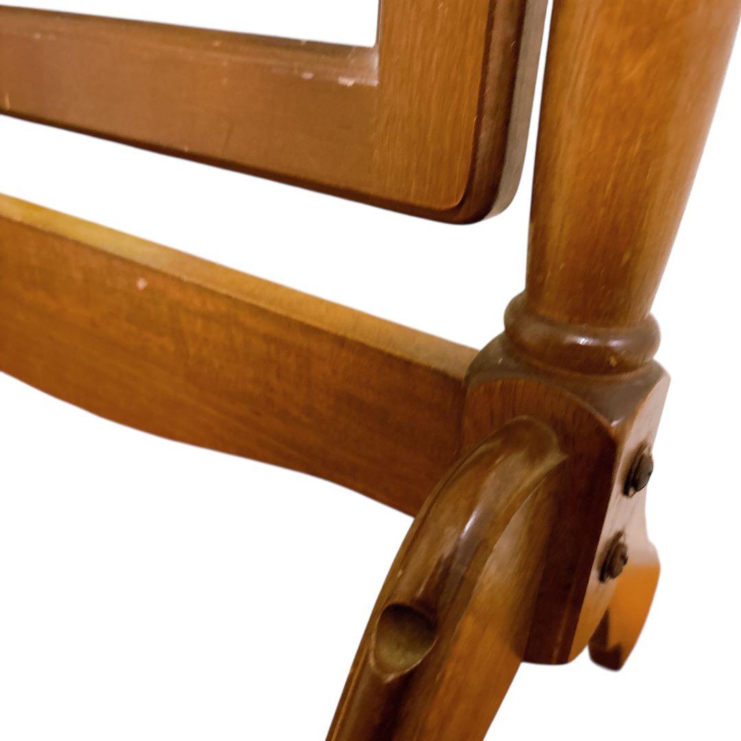 大型　特大　アンティーク 姿見 全身鏡 木製フレーム ブラウン　ヴィンテージ