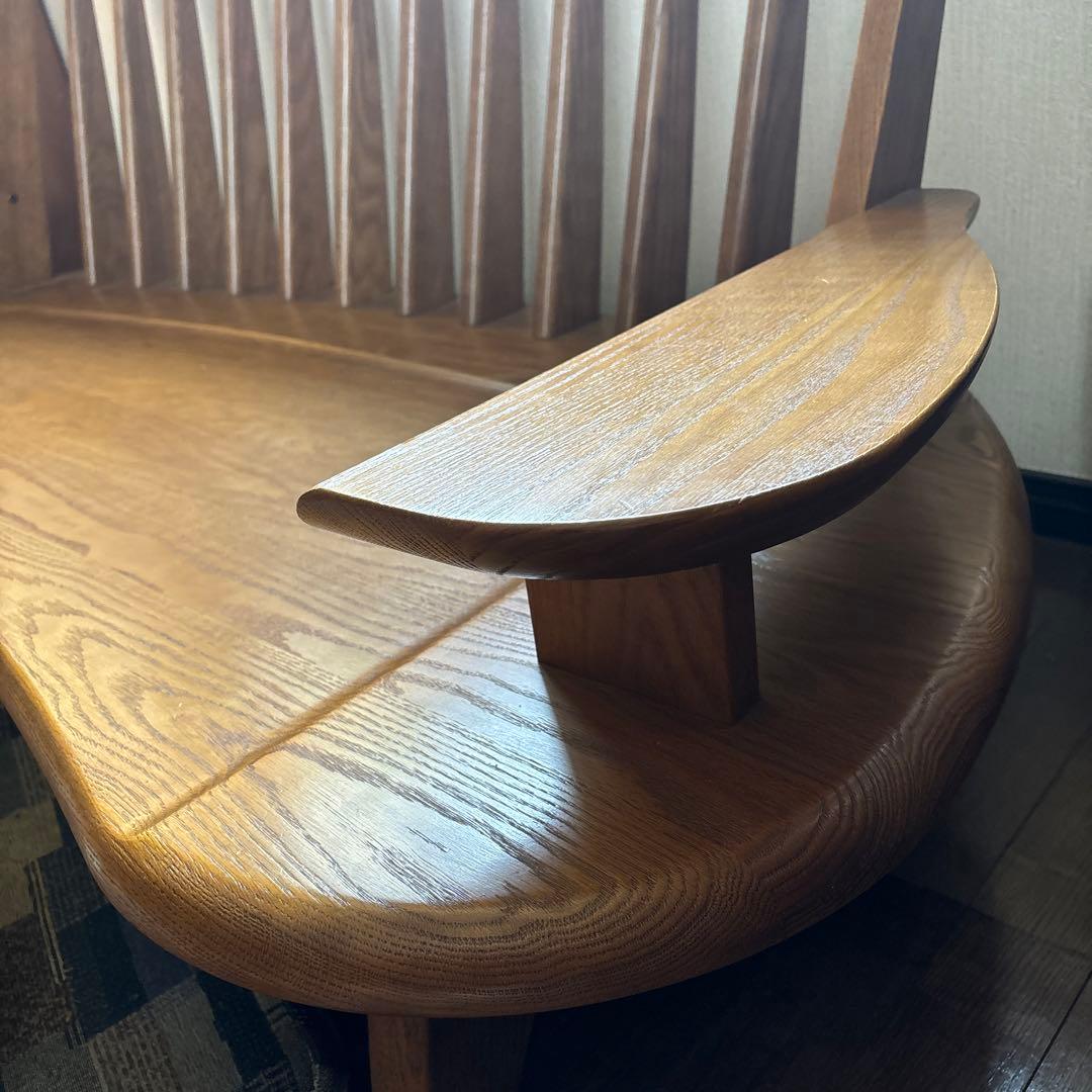 最終値下げ☀︎木製ソファ 中村家具店購入 お引き取り限定 発送は致し