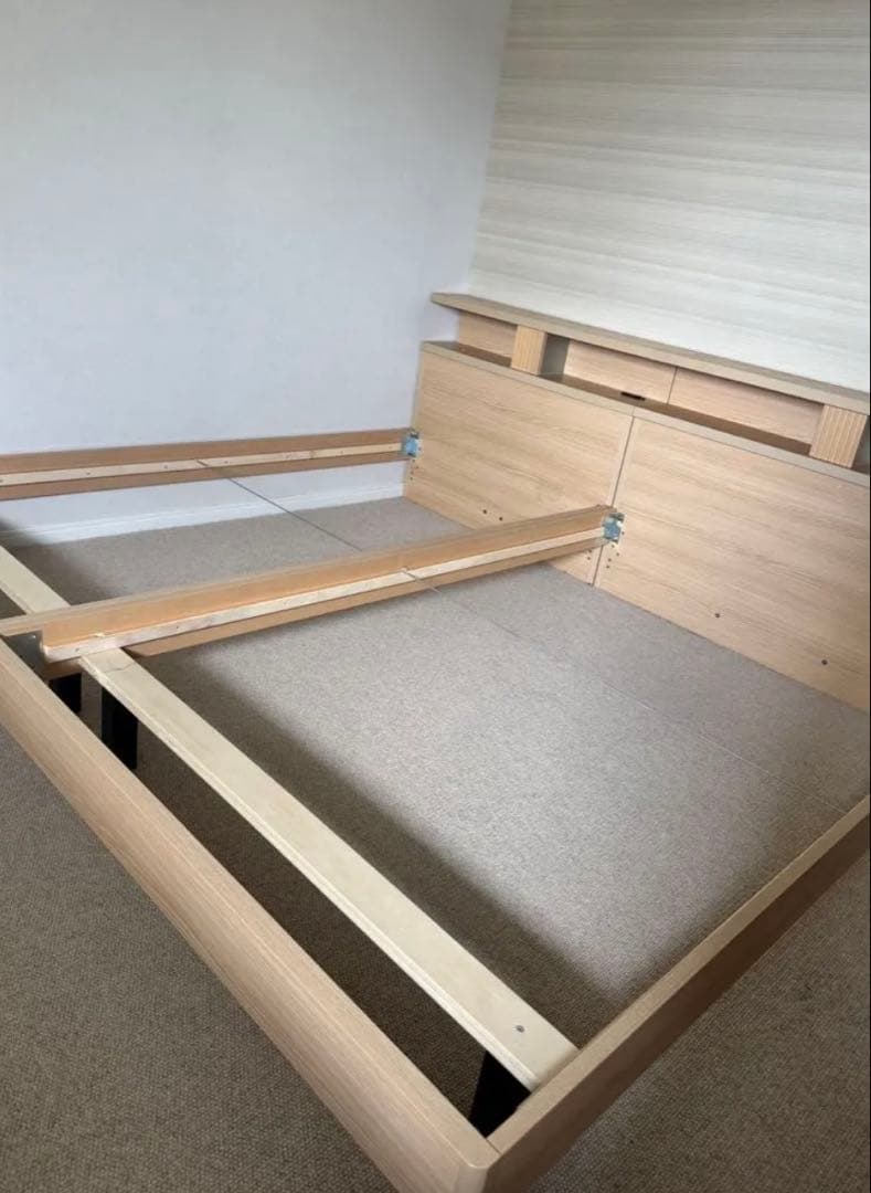 セミダブルベッド　木製 ドリームベッド　カエラル