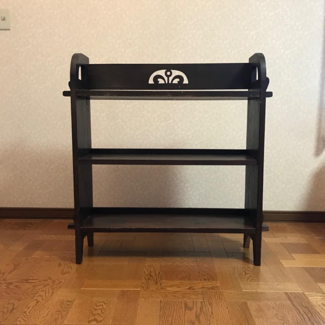楔書棚・本棚・レトロ家具・古家具・古道具