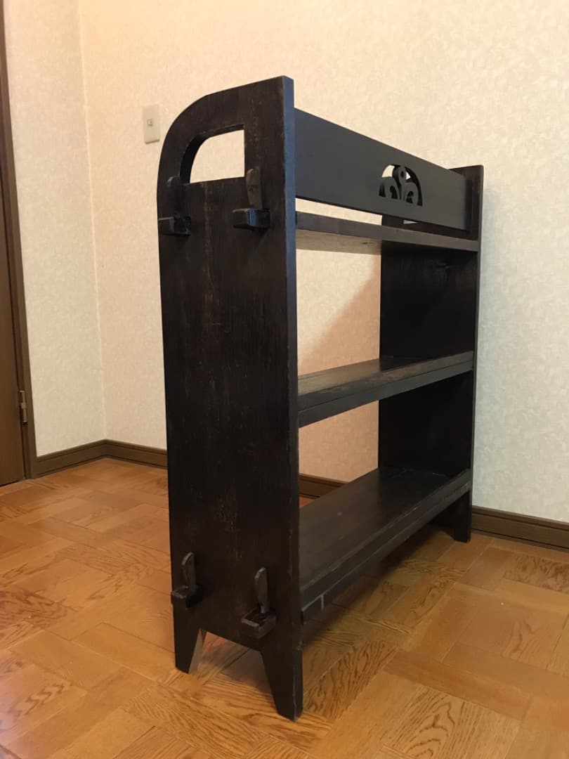 楔書棚・本棚・レトロ家具・古家具・古道具