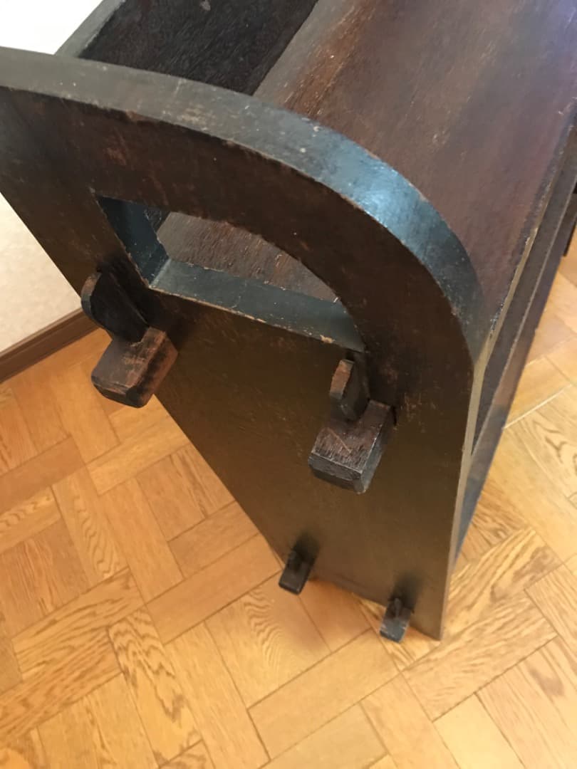 楔書棚・本棚・レトロ家具・古家具・古道具