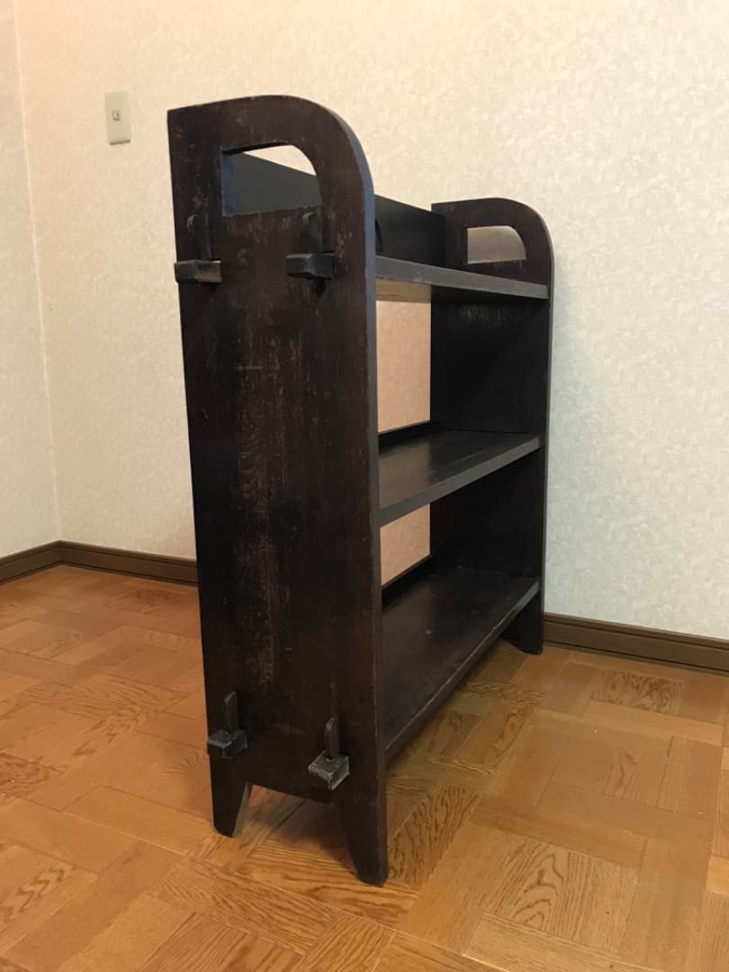 楔書棚・本棚・レトロ家具・古家具・古道具