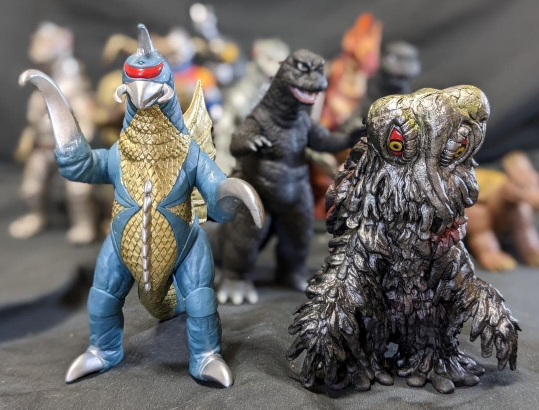 昭和ゴジラ＆東宝怪獣（バンダイ）ムービーモンスターシリーズ12体