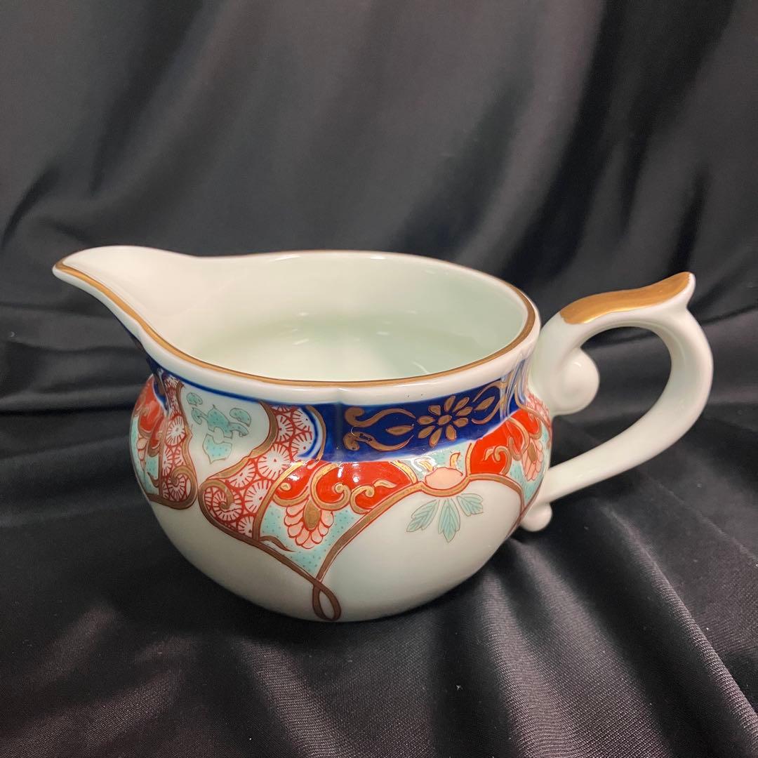 【匿名配送/希少】有田焼/弥左衛門/金彩古伊万里/ティーポット/シュガー/ミルク