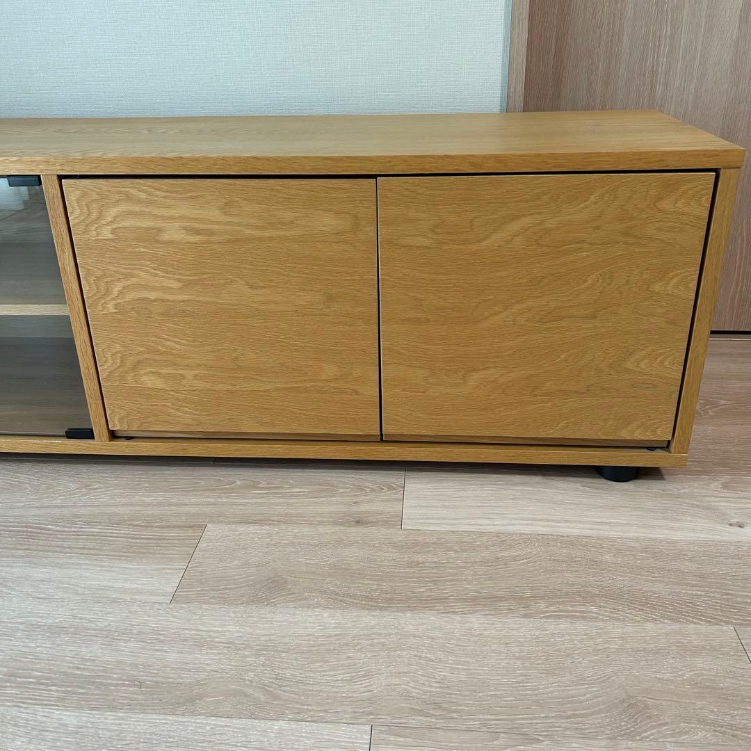 【希少品】無印良品 スタッキングキャビネット オーク材 テレビ台 テレビボード