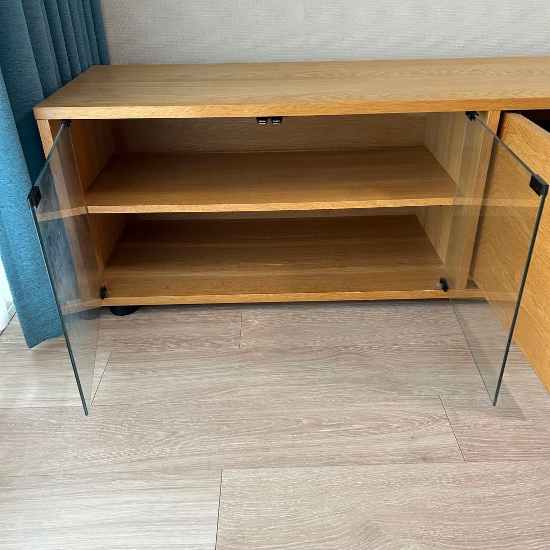 【希少品】無印良品 スタッキングキャビネット オーク材 テレビ台 テレビボード