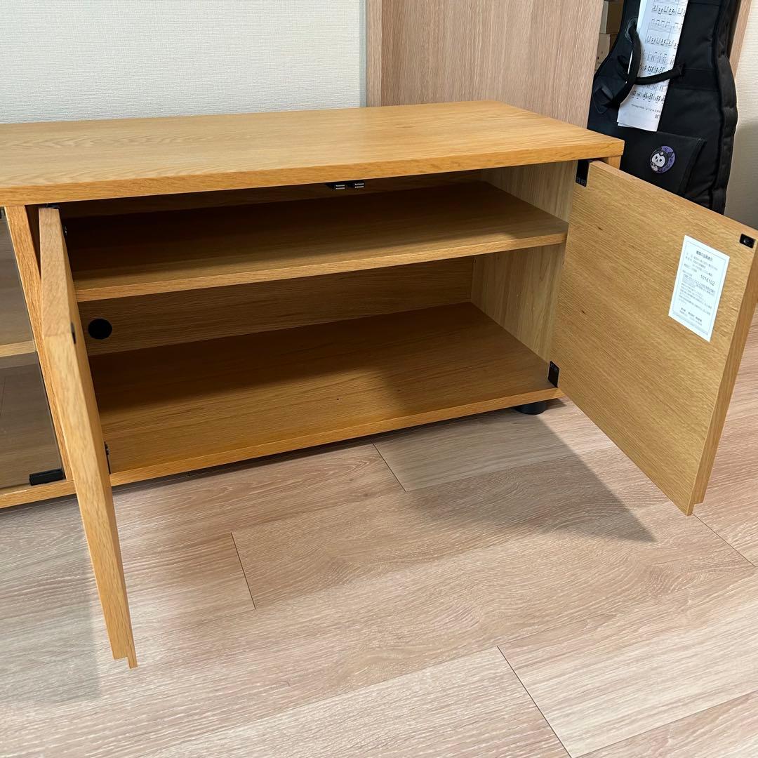 【希少品】無印良品 スタッキングキャビネット オーク材 テレビ台 テレビボード